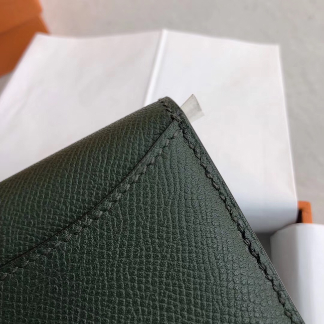 エルメス コンスタンス コンパクト ヴェールアングレ ヴォーエプソン シルバー金具